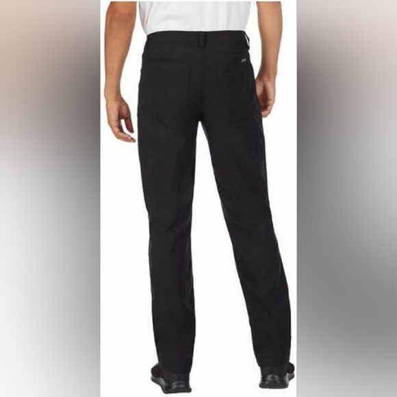 Eddie Bauer Black Fleece Lined Tech Pants Size 38x30 Cargo Outdoor Hiking New - Picture 13 of 14